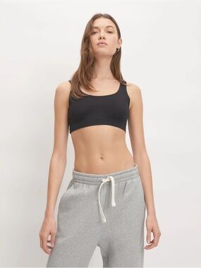 Everlane perform sports bra black medium